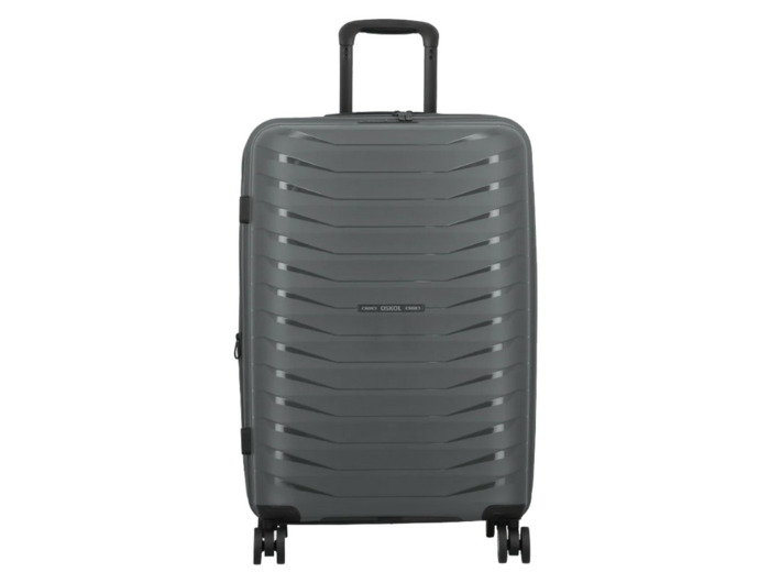 Jump Inlu Valise Rigide Extensible 4 Roues Tsa 68Cm Gris