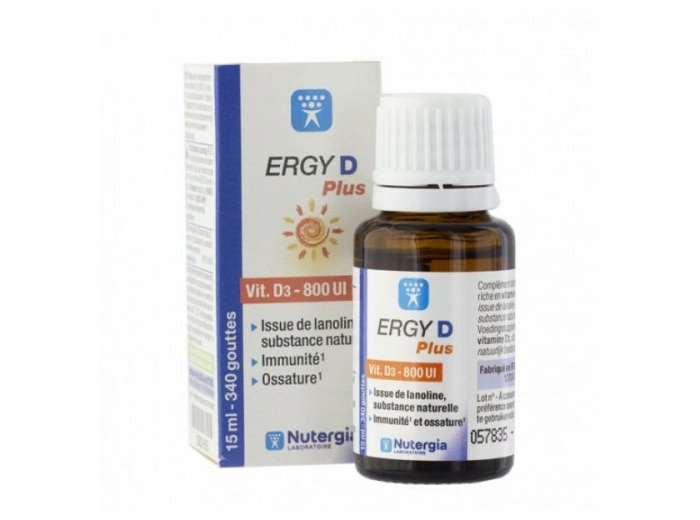 Ergy D Plus 15ml Nutergia