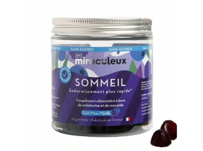 Gummies Sommeil 21 Jours Sans Sucres x42 gummies Les Miraculeux