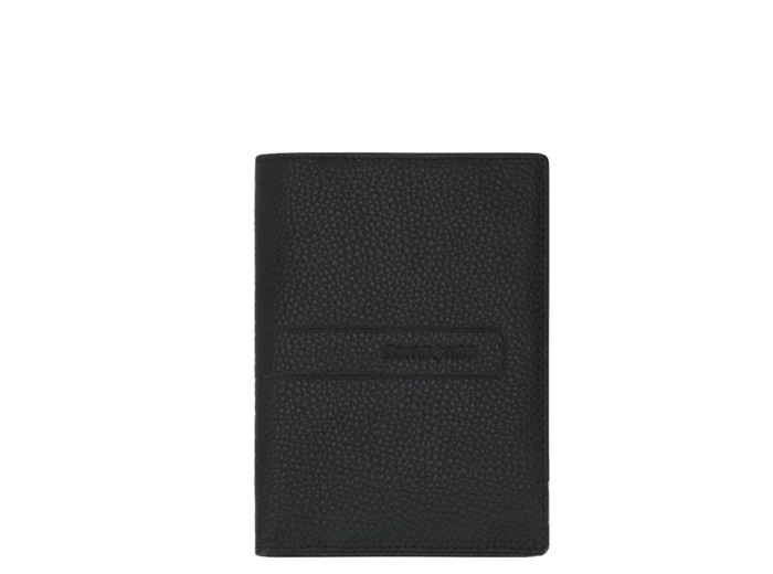 Samsonite TA Révolution Protège Passeport En Cuir Grainé Black