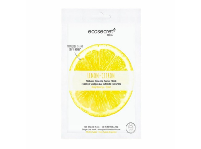 Masque Visage Extraits Naturels De Citron 20ml Eco Secret