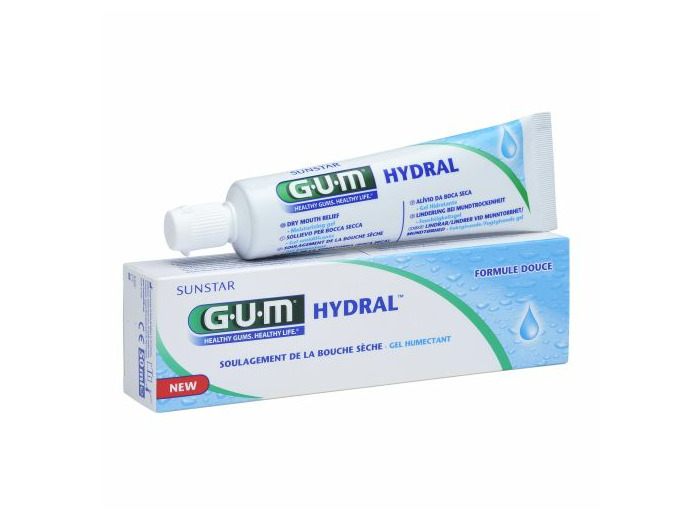 Gel Humectant Soulagement Bouche Sèche 50ml Hydral Gum