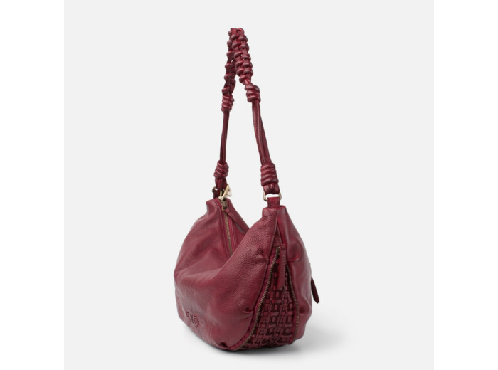 Biba Niland Sac Hobo NIL1L en cuir Burdeos