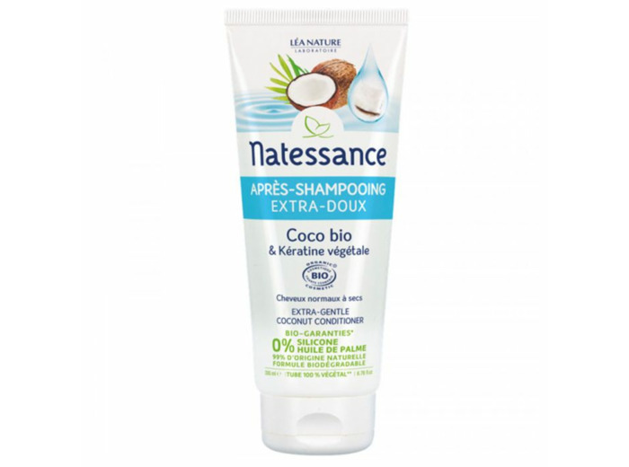 Apres Shampooing Extra Doux Bio Et Keratine Vegetale Bio 200ml Coco Natessance
