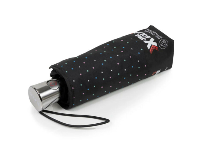 Isotoner Mini X-Tra Solide Parapluie Pliant Automatique Mini Pois
