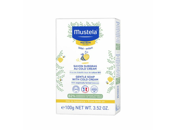 Savon Surgras Pain Au Cold-cream Nutri-protecteur Peau Seche Bebe 100 g Mustela