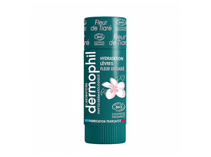 Stick Levres Bio Protection 4g Les Classiques Fleur De Tiare Dermophil Indien