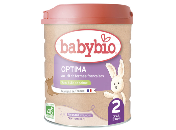 BABYBIO OPTIMA 2 LAIT VACHE 6-12M 800G