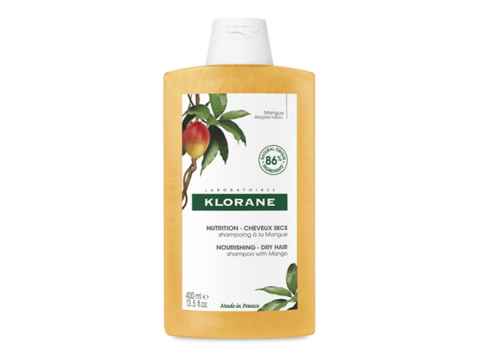 Shampooing Nutrition 400ml Mangue Cheveux Secs Klorane