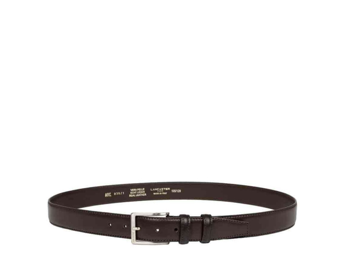 Lancaster Ceinture en cuir Homme 601-11 Marron T115