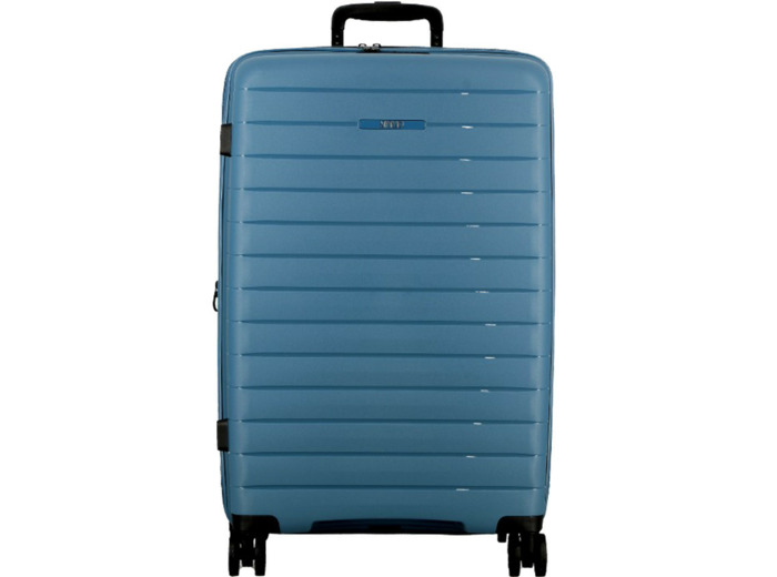 Jump Striper Valise 77cm 4 Roues Extensible Bleu