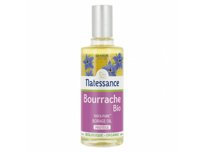 Huile De Bourrache Bio Huile Pure 50ml Natessance