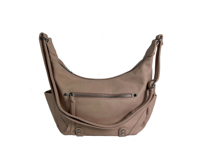 Farfouillette Sac Besace Aux Détails Métalliques Rose