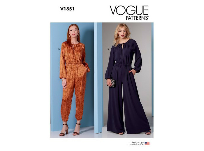Patron Combinaison femme - Vogue 1851