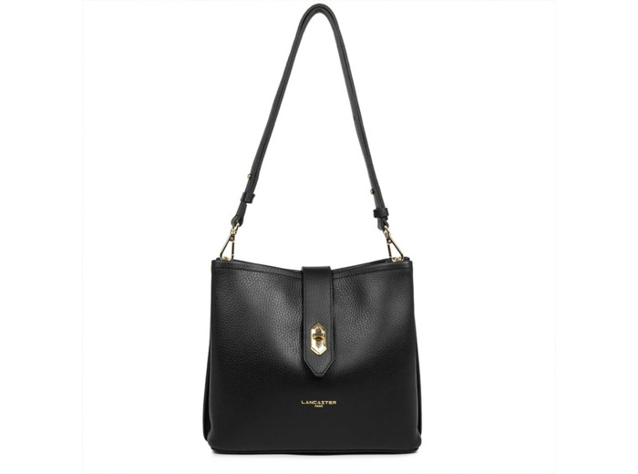 Lancaster Top Double Sac Trotteur 470-62 Noir In Nude