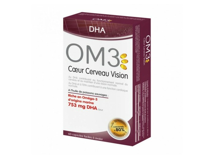 OM3 DHA COEUR CERVEAU VISION BTE60