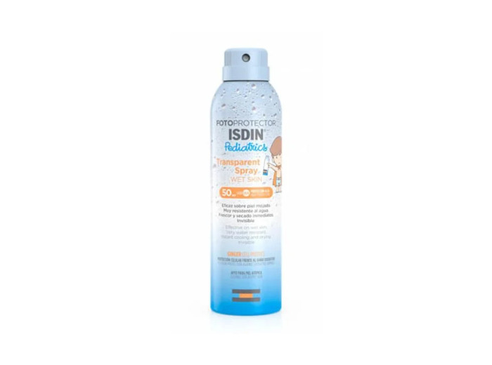 Spray Transparent Spf50 Fotoprotector Pediatrics Wet Skin 250ml Isdin