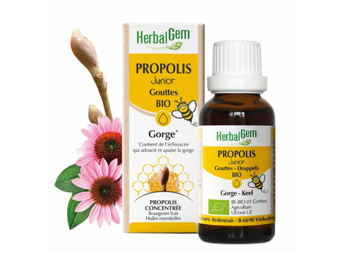 HERBALGEM PROPOLIS JUNIOR GOUTTES 15ML