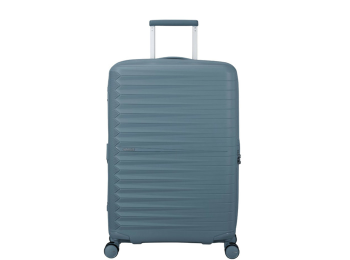 American Tourister Fastforward Valise Trolley 4 Roues 68 Cm Bleu Acier
