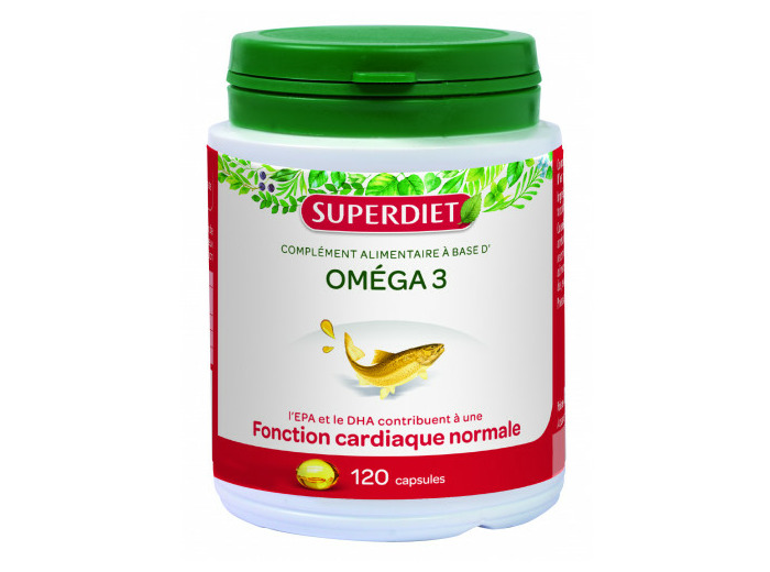 SUPERDIET OMEGA 3 SUPERD CAPS 120