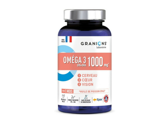 GRANIONS OMEGA 3 1000MG CAPS60 CPR60