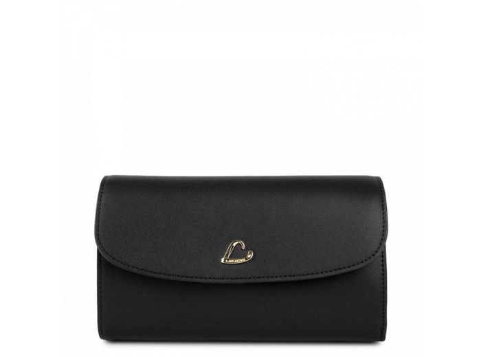 Lancaster City Portefeuille Compagnon Dos à Dos 123-23 Noir