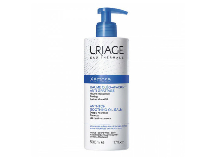 Baume Oleo Apaisant Anti Grattage 500ml Xemose Secheresses Severes Peaux Atopiques Uriage
