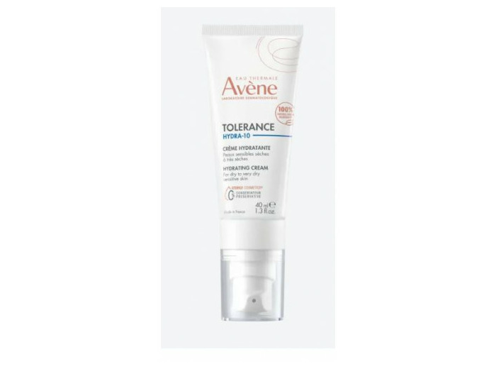 Crème Hydratante 40ml Tolerance Hydra-10 peaux sèches à très sèches Avène