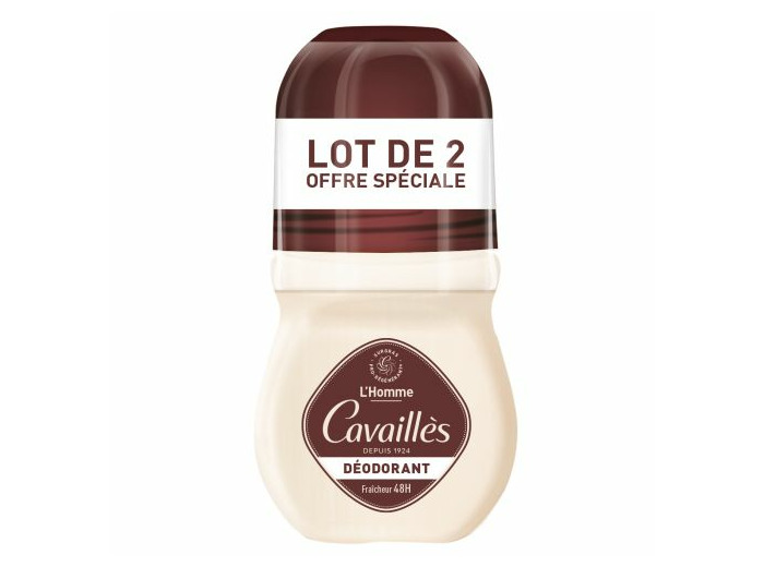ROGE-CAV DEO HOMME 48H BILLE 2X50ML