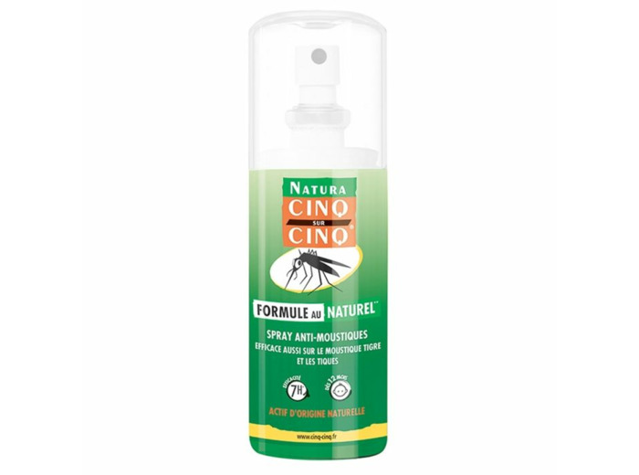 Spray Anti-moustiques Naturel Des 12 Mois 100ml Cinq Sur Cinq