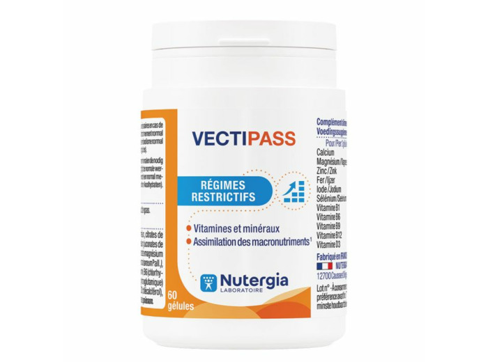 Vectipass 60 Gélules Régimes Restrictifs Nutergia