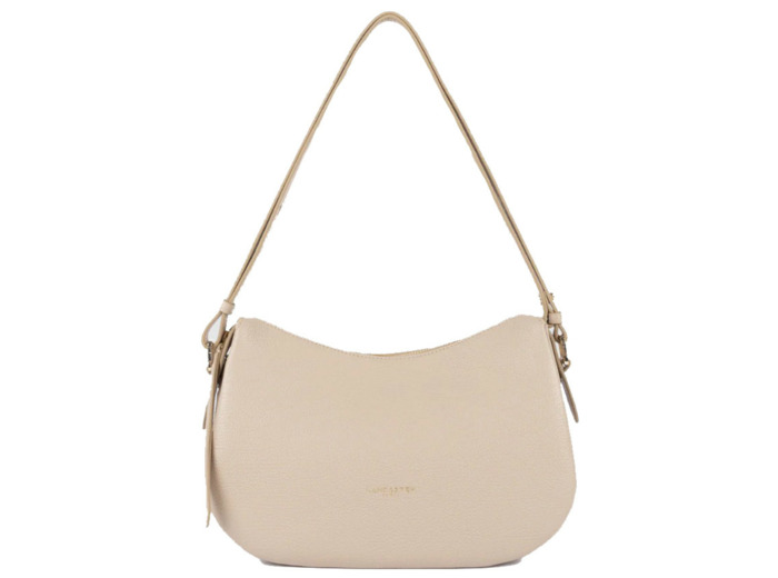 Lancaster Dune Besace En Cuir Grainé 529-95 Beige Foncé