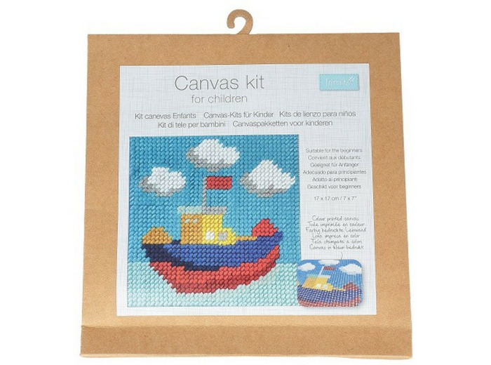 Kit canevas Bateau