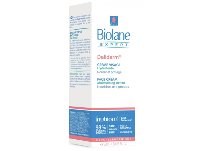 BIOLANE XPERT DELIDERM CR VISAGE T50ML