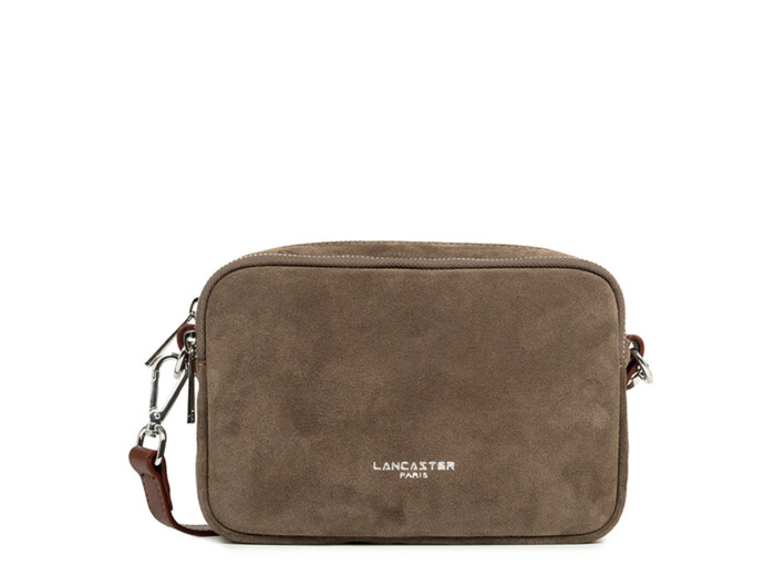 Lancaster Suède Sac Trotteur 2 Compartiments 480-065 Chataigne