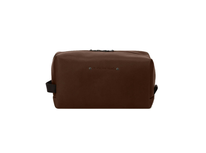 Ateliers Fourès Baroudeur Trousse de toilette F9815 Cognac