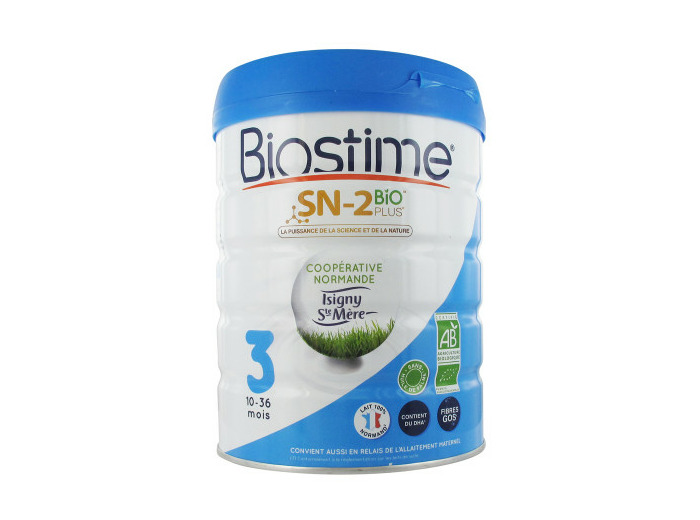 Lait en poudre SN-2 Bio Plus 3eme age 800g de 10 a 36 mois Biostime