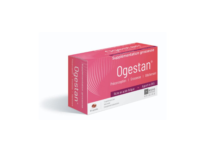 Ogestan Supplement Grossesse 90 Capsules Besins Healthcare