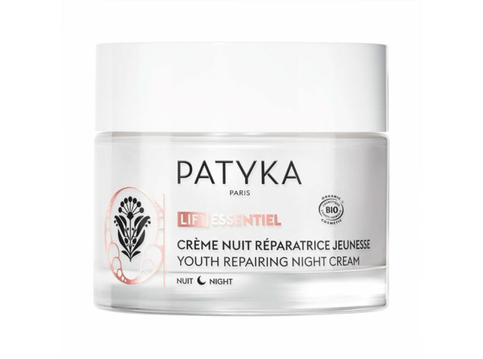 Crème Nuit Réparatrice Jeunesse Bio 50ml Lift Essentiel Patyka