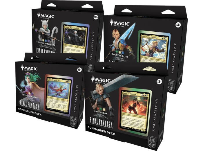Lot 4 deck MTG : Final Fantasy Deck Commander EN