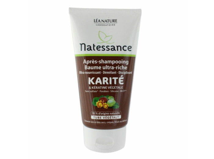Apres Shampooing Baume Et Keratine Vegetale Cheveux Secs A Tres Secs Crepus Frises Ou Defrises 150ml Natessance