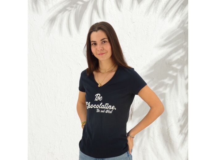 T-shirt be chocolatine Lifetarn femme