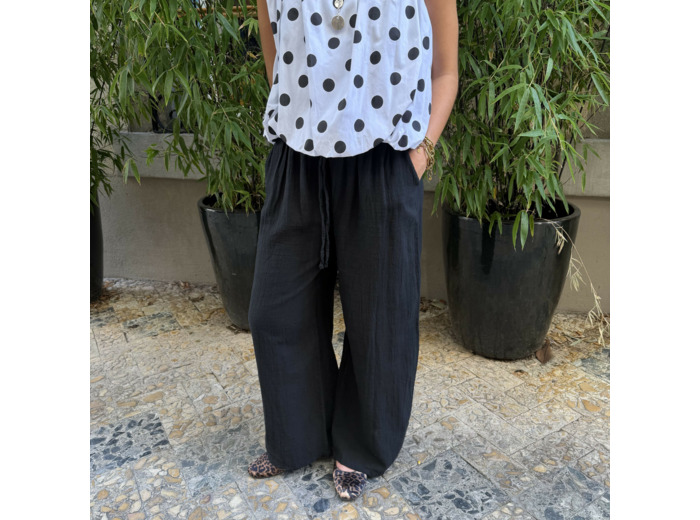Pantalon Marie île de Ré Noir