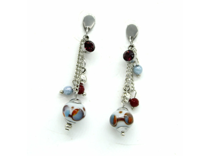 Boucles d'oreilles chaine Oralya
