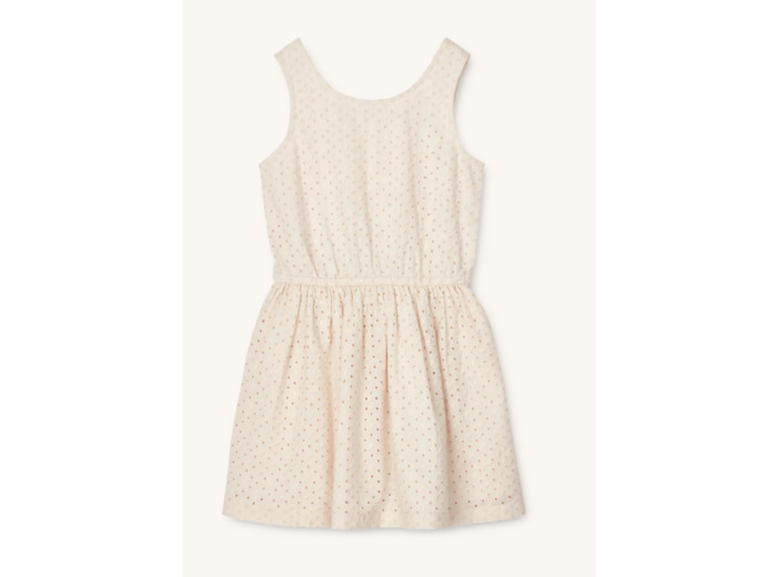 Robe 8 ans broderie anglaise ecru