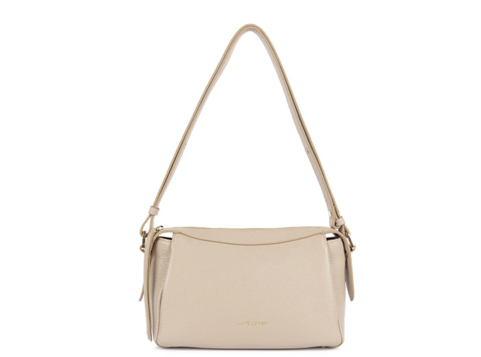 Lancaster Dune Sac Trotteur En Cuir Grainé 529-96 Beige Foncé