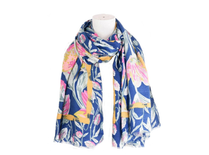 Atoll Palme Etole A Pivoines Bleu