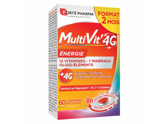 Energie 60 Comprimes Multivit' 4G Forté Pharma