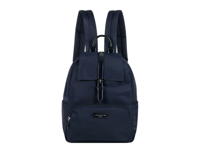 Lancaster Basic Verni Sac à dos 514-86 Bleu Fonce