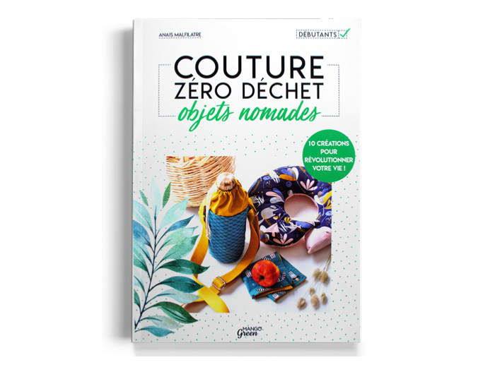 Livre Couture zéro déchet, objets nomades